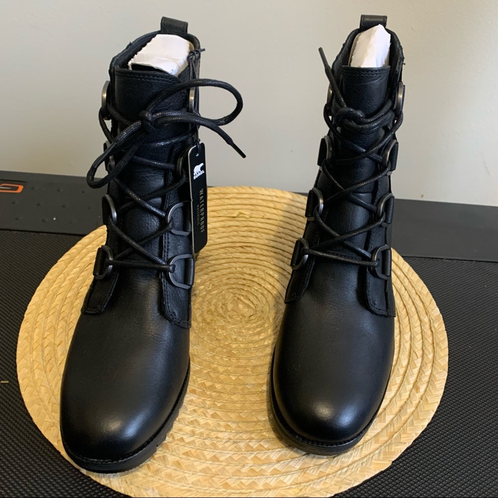 Sorel Comfy Cate Lace Up Combat Boot Size 10 - Picture 10 of 13